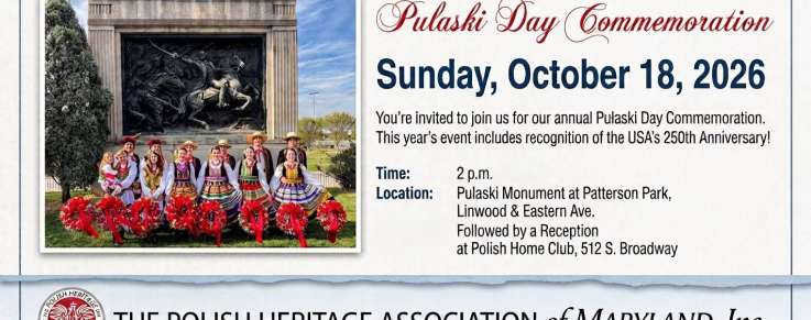 Dzień Pułaskiego / Pulaski Day, 2026-10-18    